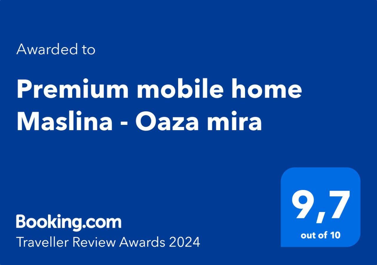 Premium Mobile Home Maslina - Oaza Mira Drage Exteriör bild